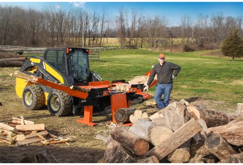 wood mizer skid steer log splitter 4 way wedge|skid steer log splitter.